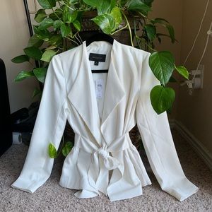 Ann Taylor white blazer